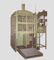 CROSS-CUT TYPE WITH CROSS BLADE TO CUT THE BALE IN FOUR EQUAL SIZES FOR KNEADERS / INTERNAL MIXER FEED.&nbsp; 